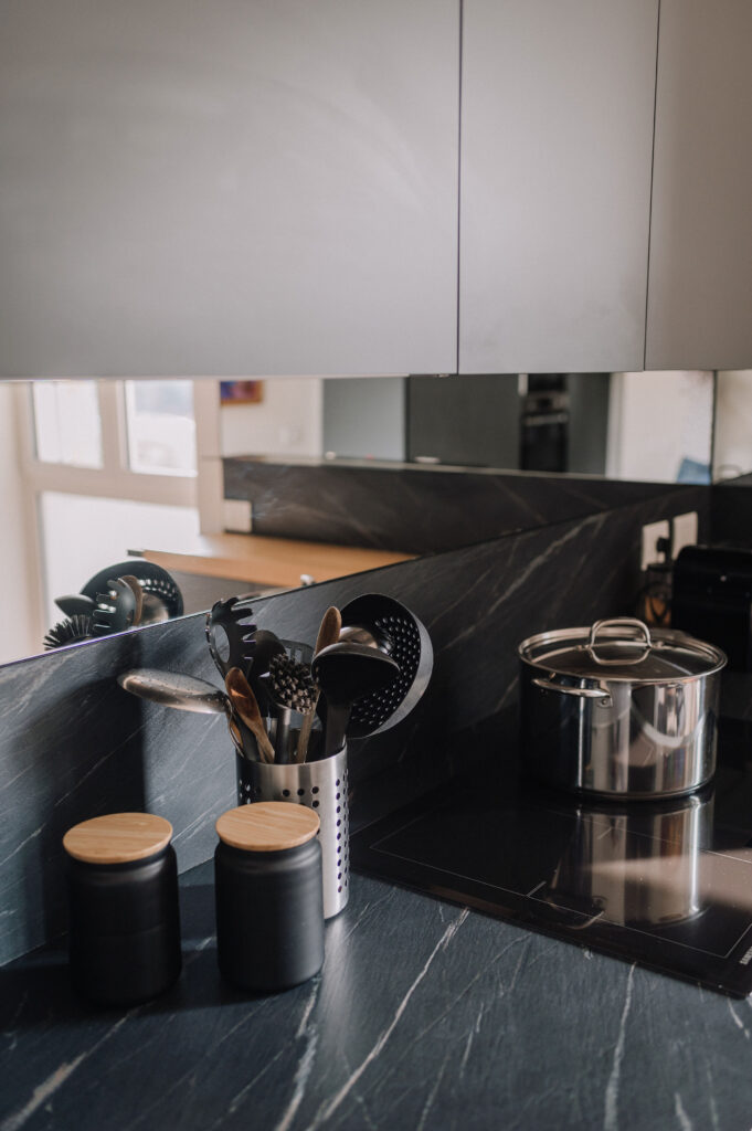 Dettagli angolo cottura cucina Residenza M