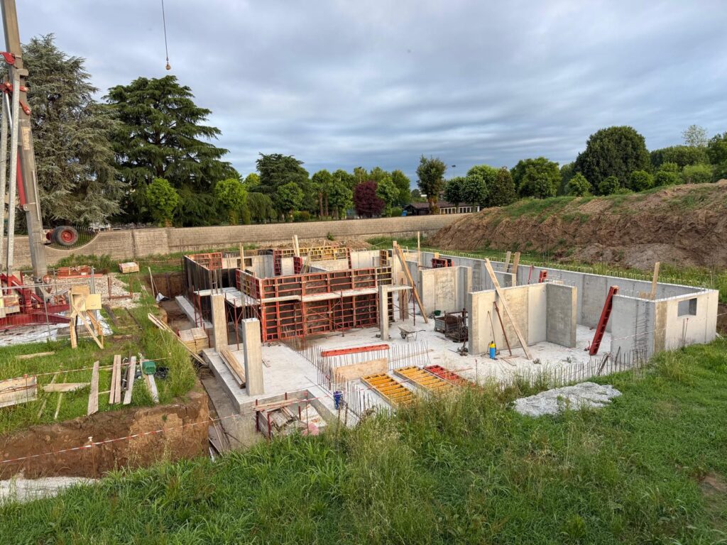 Lavorazioni in corso durante la gestione del cantiere
