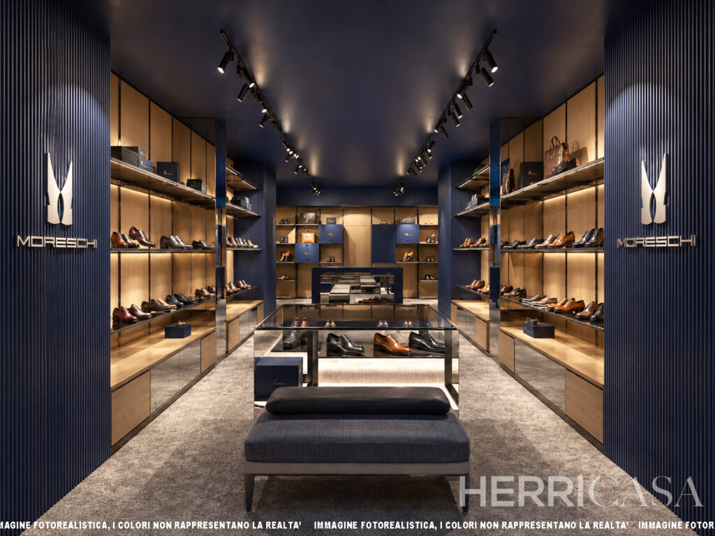 Progetto di interior design con arredi su misura, Herricasa